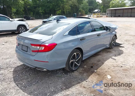 2022 Honda Accord Sport 2.0T из США, поврежденный, VIN 1HGCV2F31NA000054